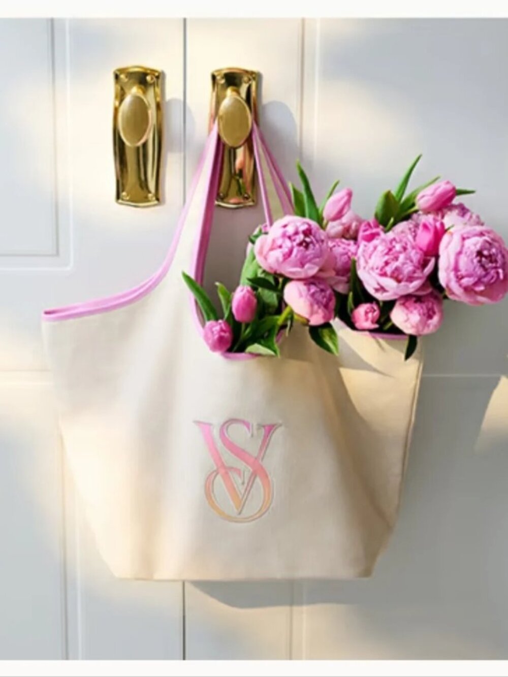 Victoria's Secret Canvas Tote Bag NWT
